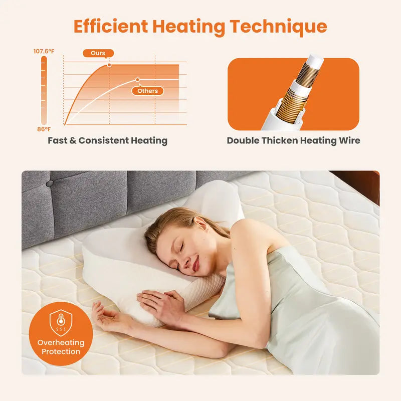 WarmNest™ Heated Mattress Pad